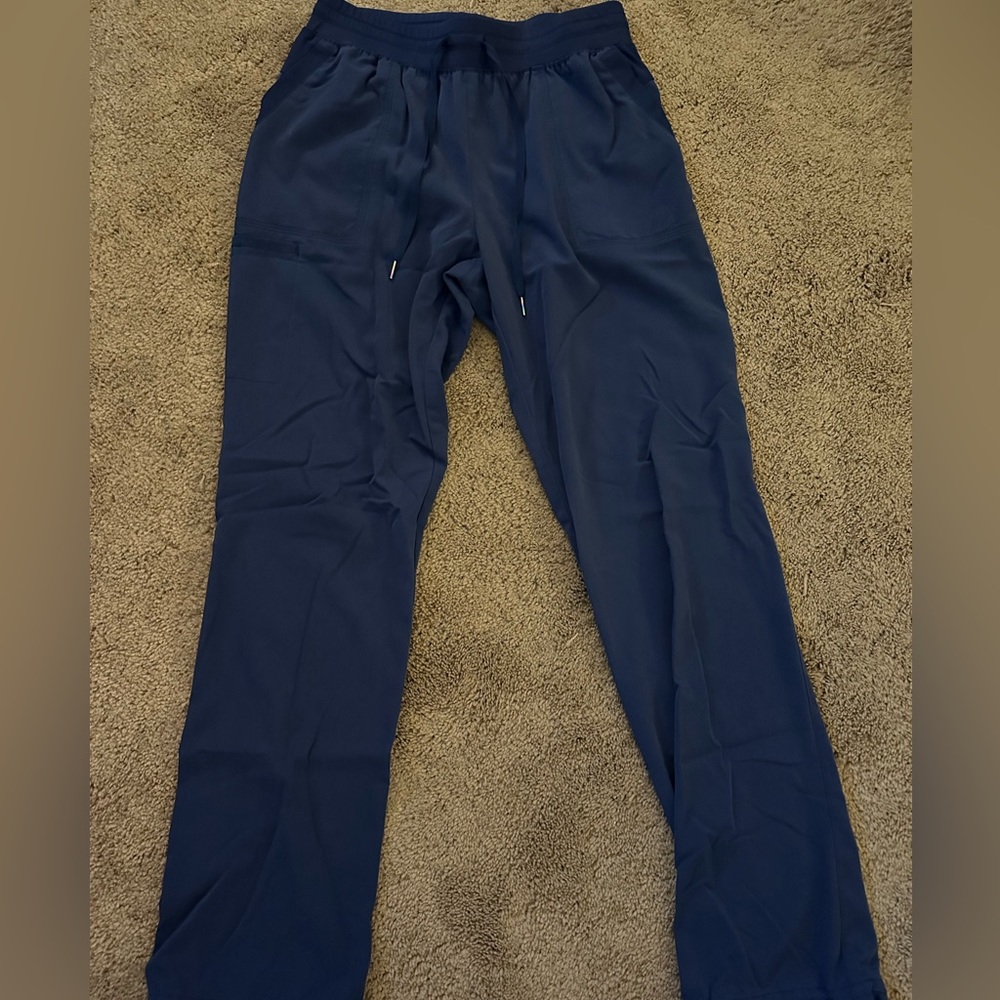 Women’s large navy blue scrub pants